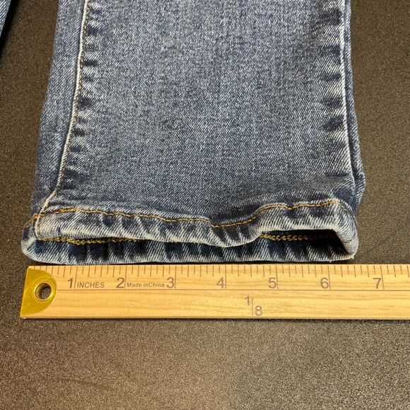 Buffalo David Bitton Womens 27 Blue Faded Dark Wash Denim Straight Leg Jeans - Picture 15 of 15